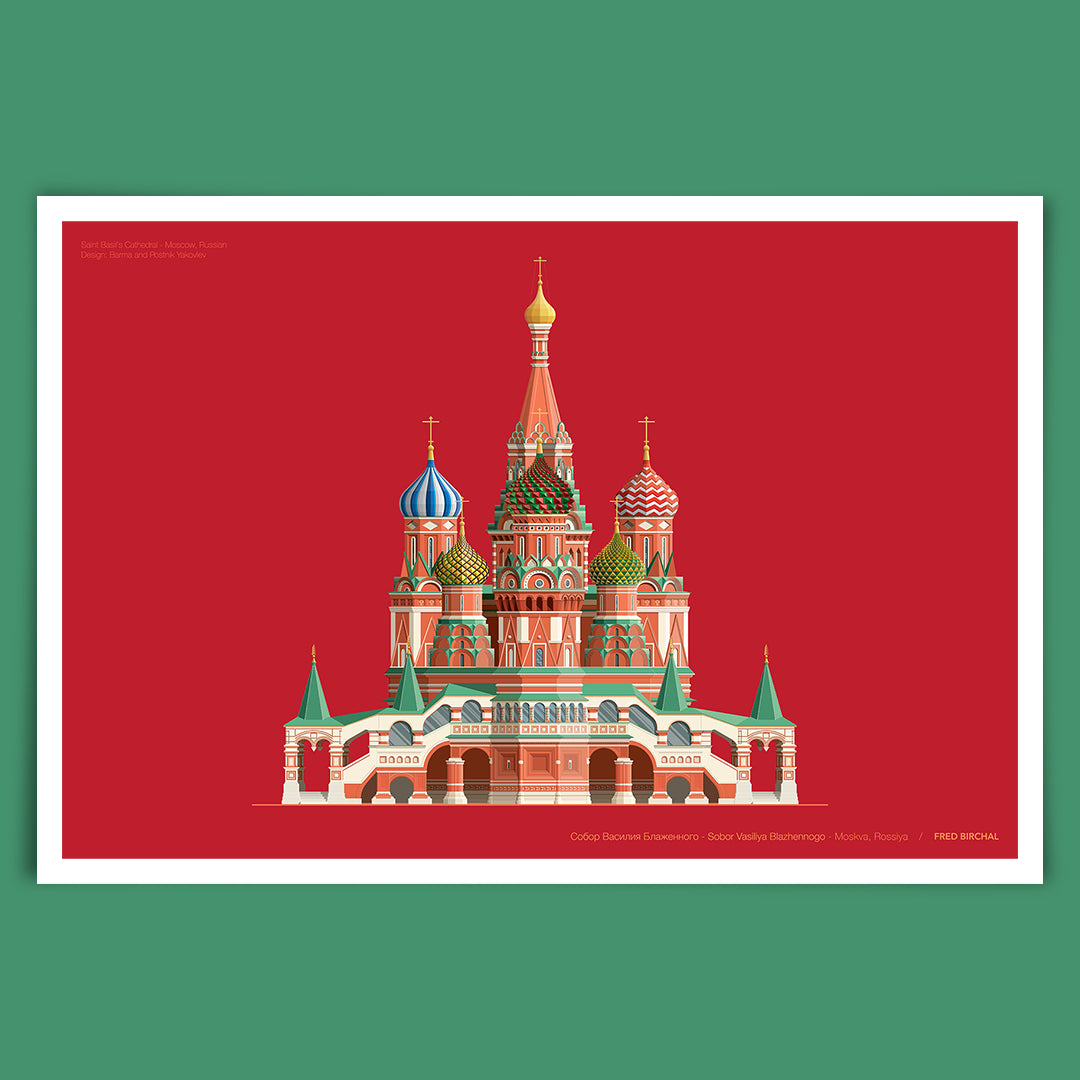 Sobor Vasiliya Blazhennogo - Moskva, Rossiya