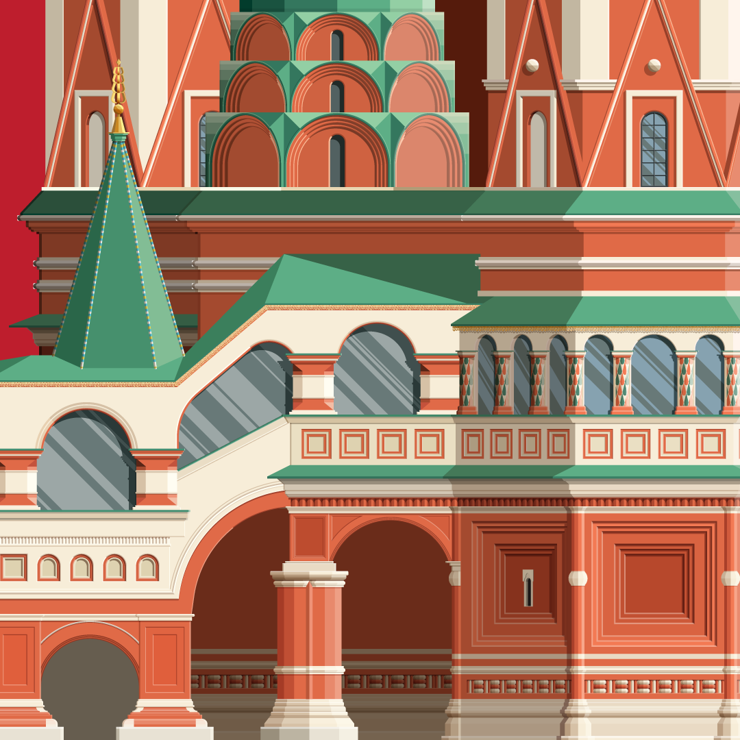 Sobor Vasiliya Blazhennogo - Moskva, Rossiya