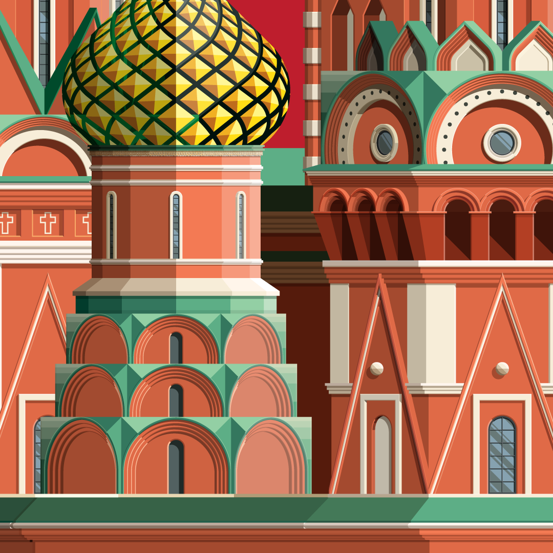 Sobor Vasiliya Blazhennogo - Moskva, Rossiya