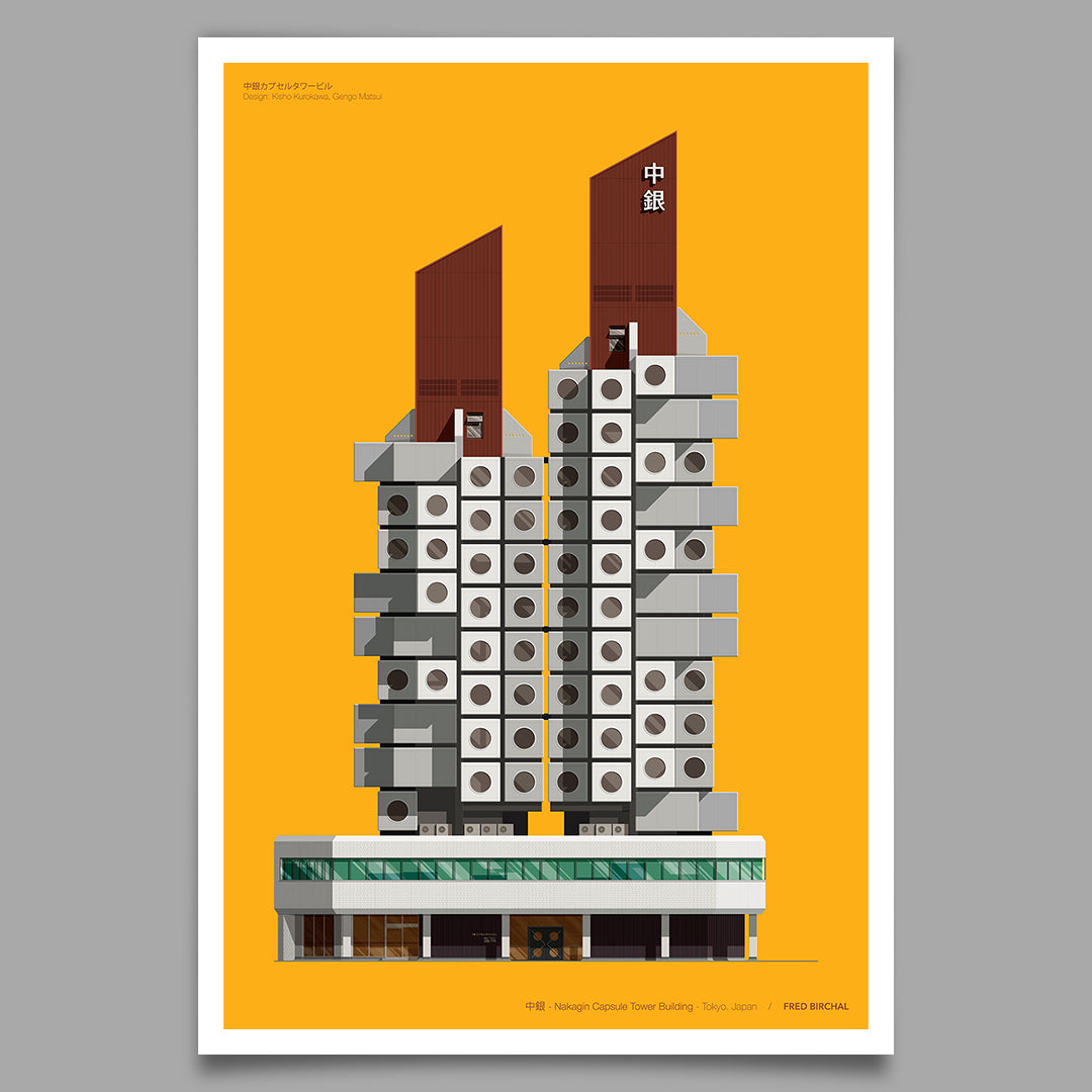 Nakagin Capsule Tower - Tokyo, Japan