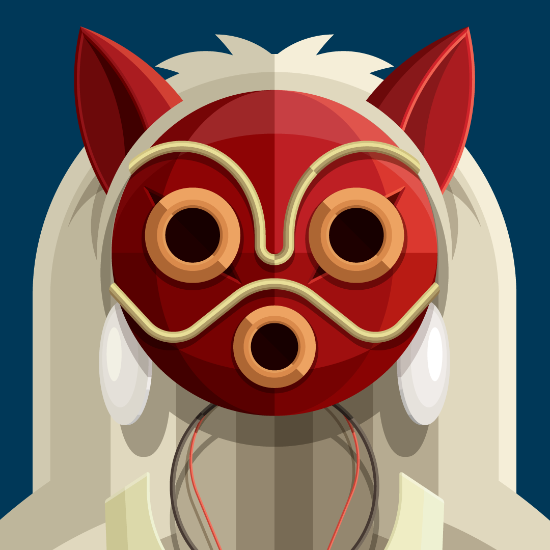 Mononke Mask Princess Mononoke Mask The Princess Mononoke San Cosplay Accessories
